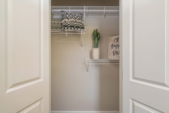 Closet with ample space
