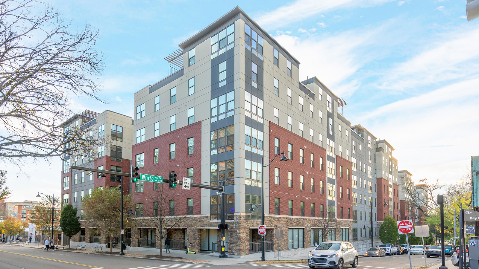 Student housing building exterior