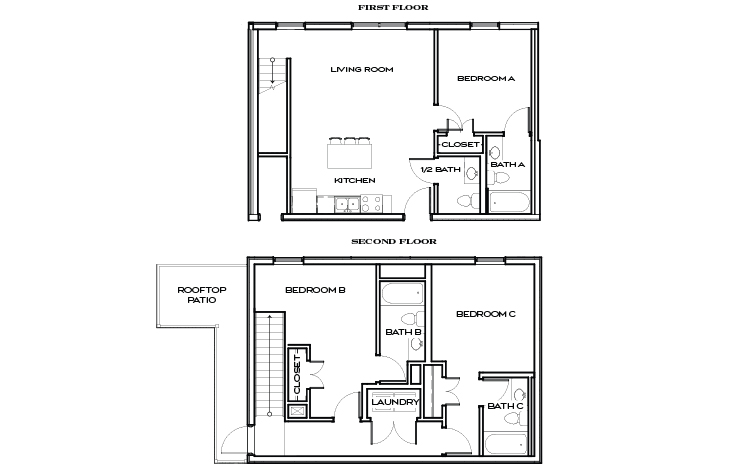 The Big Orange Floor plan