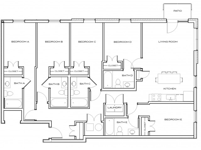 Neyland 2 - 5Br, 5Ba Floor plan