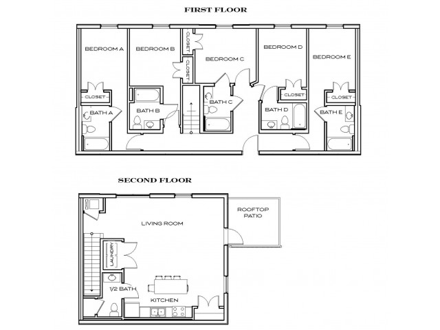 Summitt 2 - 5Br, 5.5Ba Floor plan