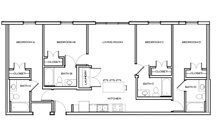 Peerless 2 - 4Br, 4Ba Floor plan