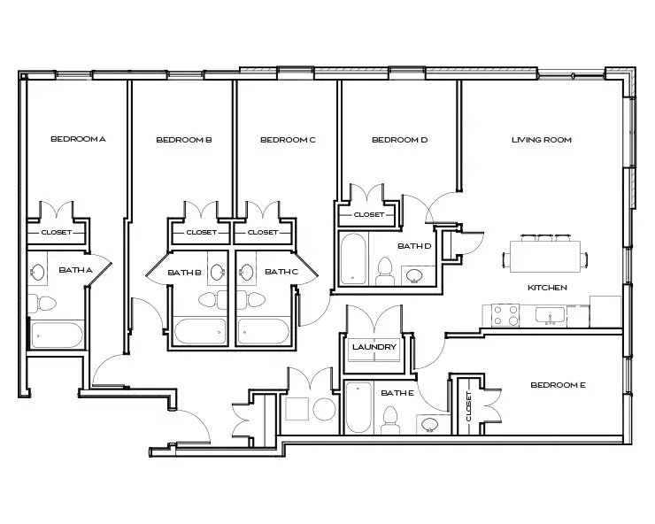 Neyland 2 - 5Br, 5Ba Floor plan